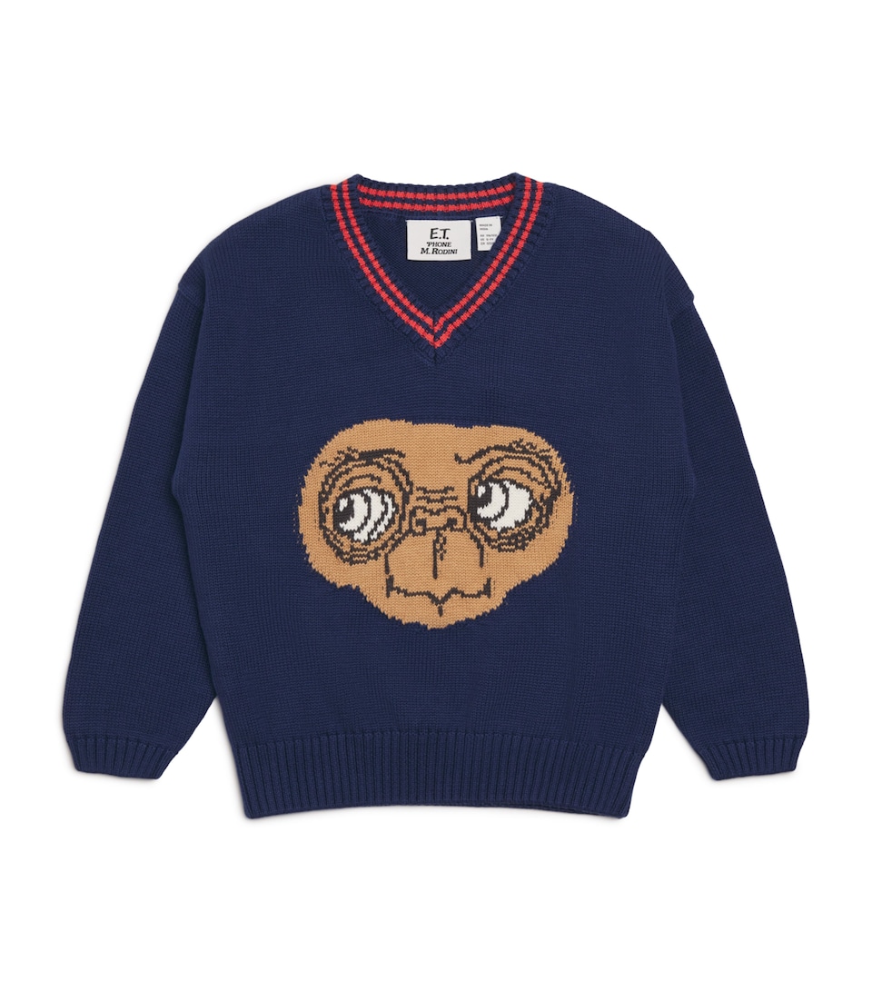 x E.T. Cotton V-Neck Sweater (3-11 Years)
