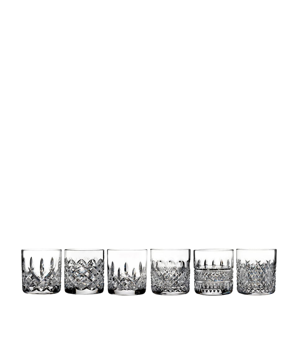 Waterford Crystal Connoisseur Heritage Straight-Sided Tumblers (Set of 6) Clear