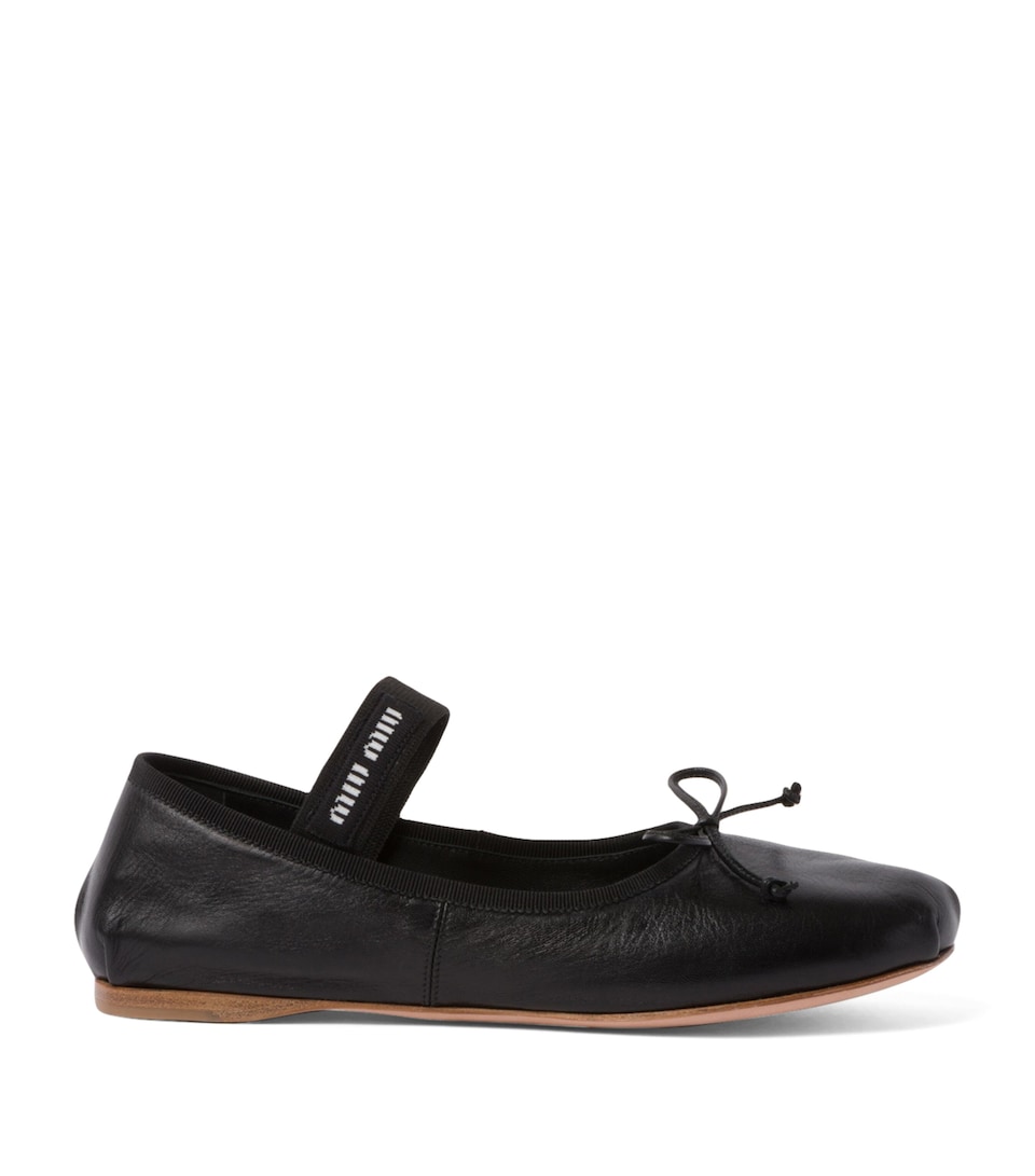 Leather Ballet Flats