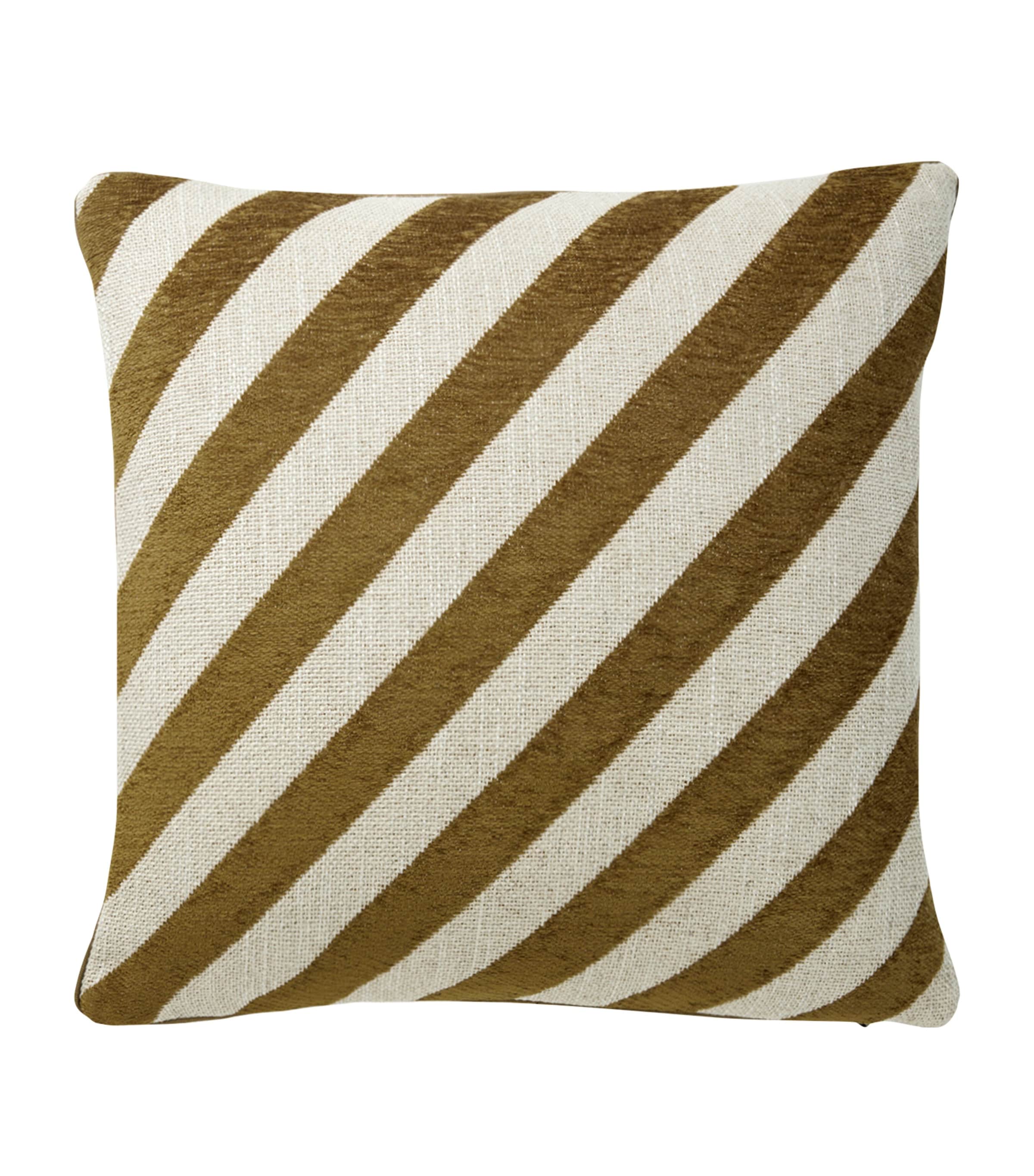 Yves Delorme Calisson Kaki Square Cushion Cover (45cm x 45cm) Kaki