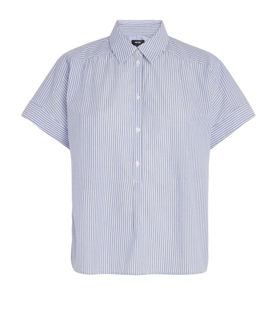 Cotton Voile Stripe Blouse