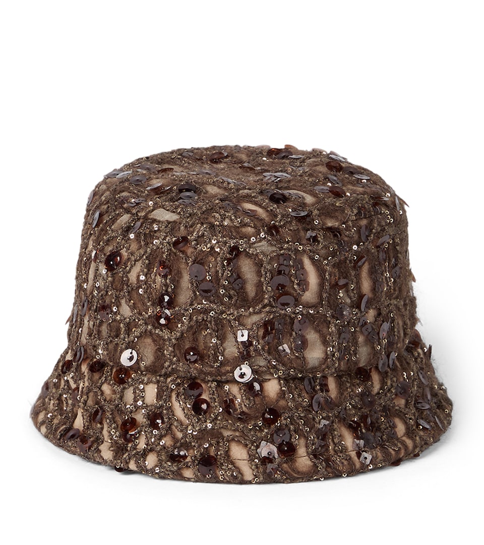 Croc-Embroidered Bucket Hat