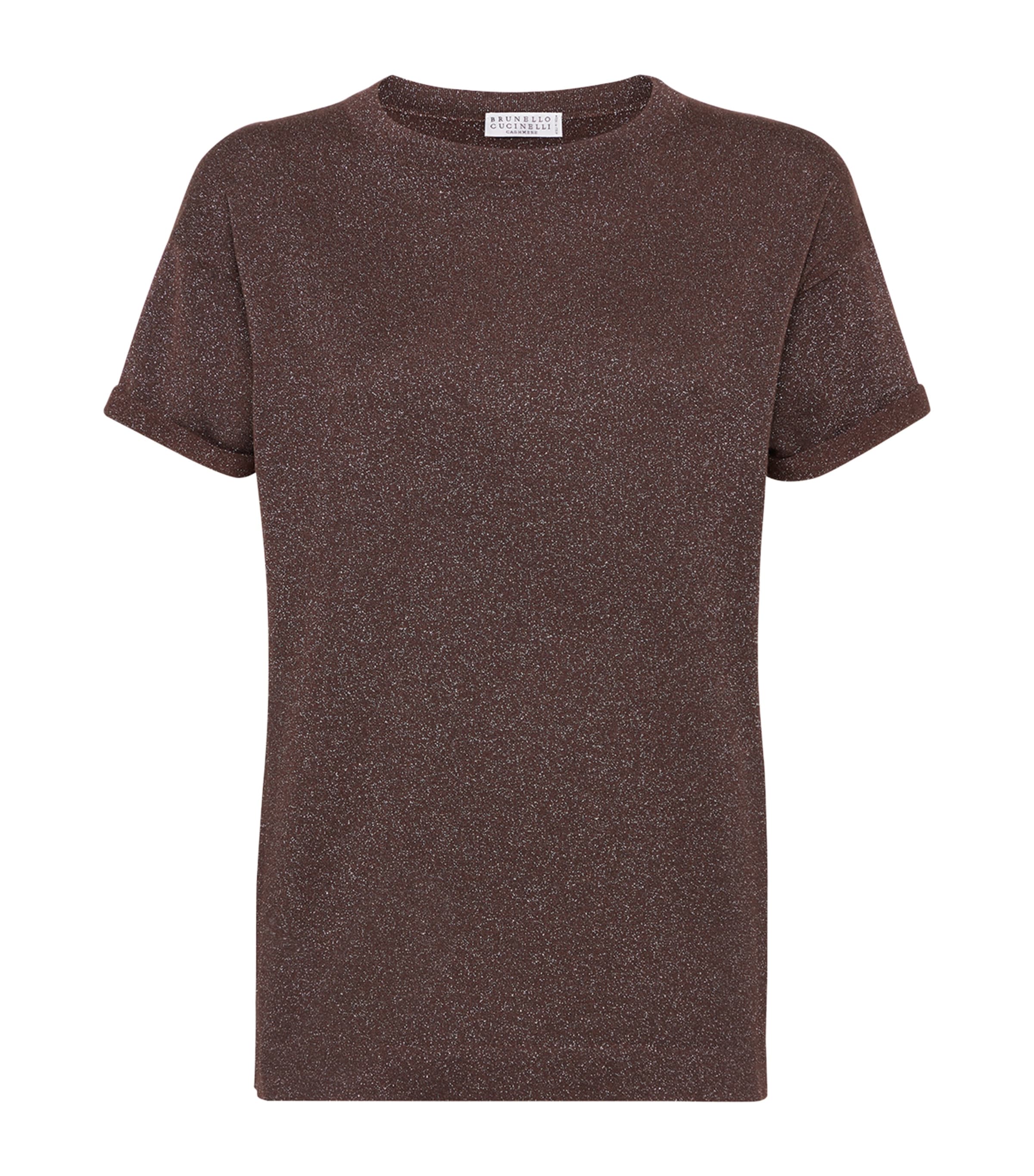 Cashmere-Blend Knit T-Shirt
