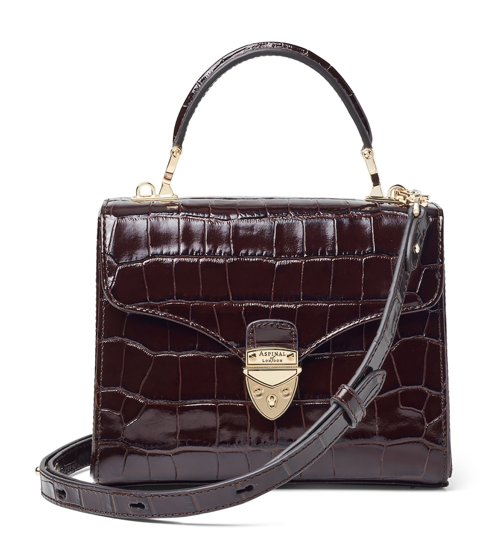 Aspinal Of London Midi Mayfair Top-Handle Bag Amazonbrown