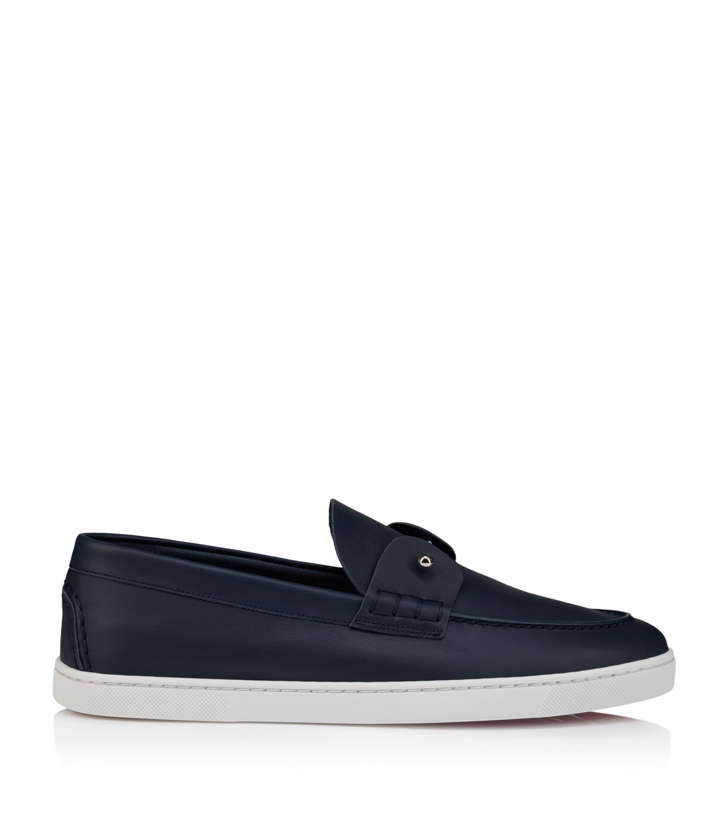 Christian Louboutin Chambeliboat Leather Boat Shoes