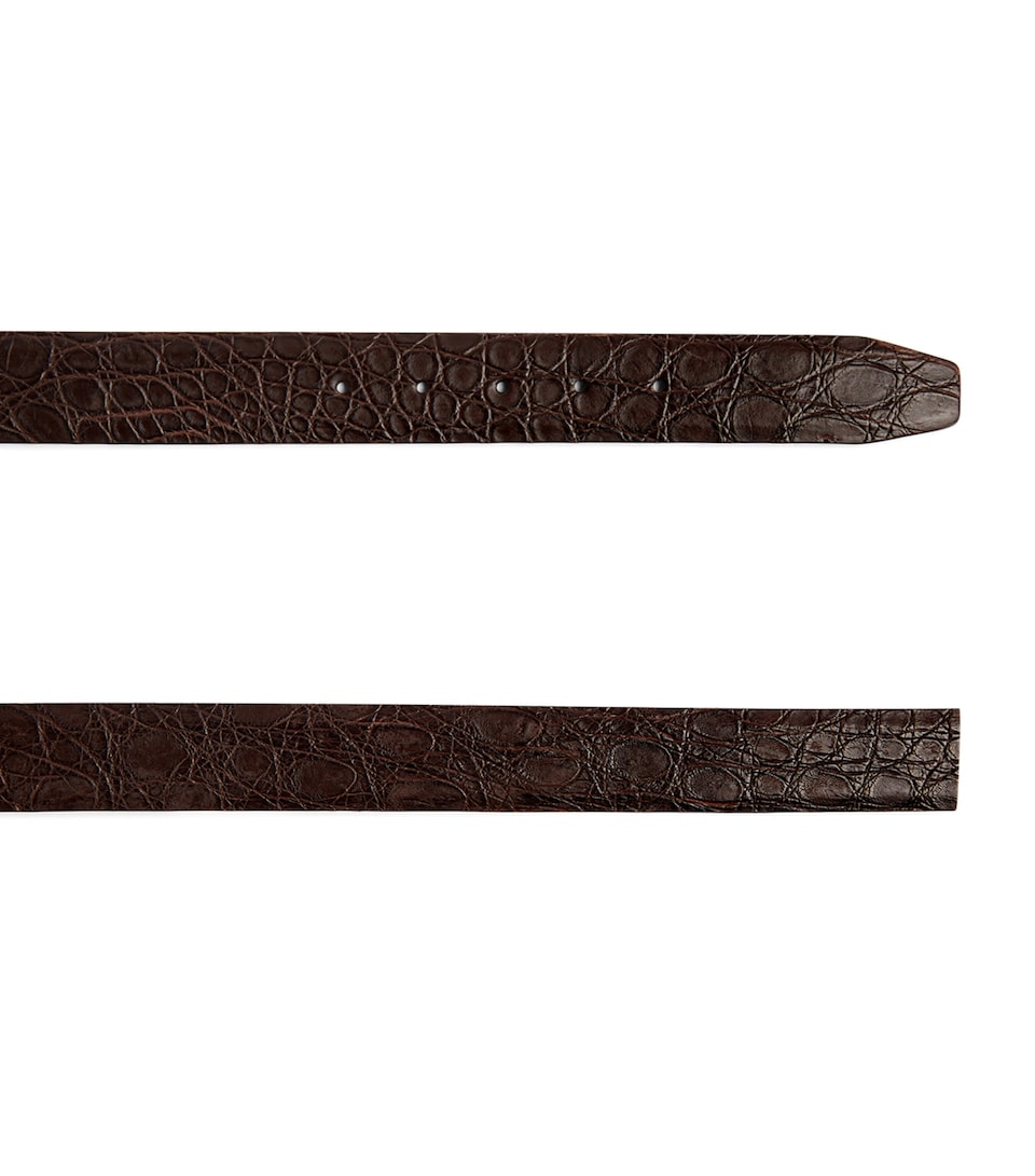 Giorgio Armani Crocodile Leather Belt