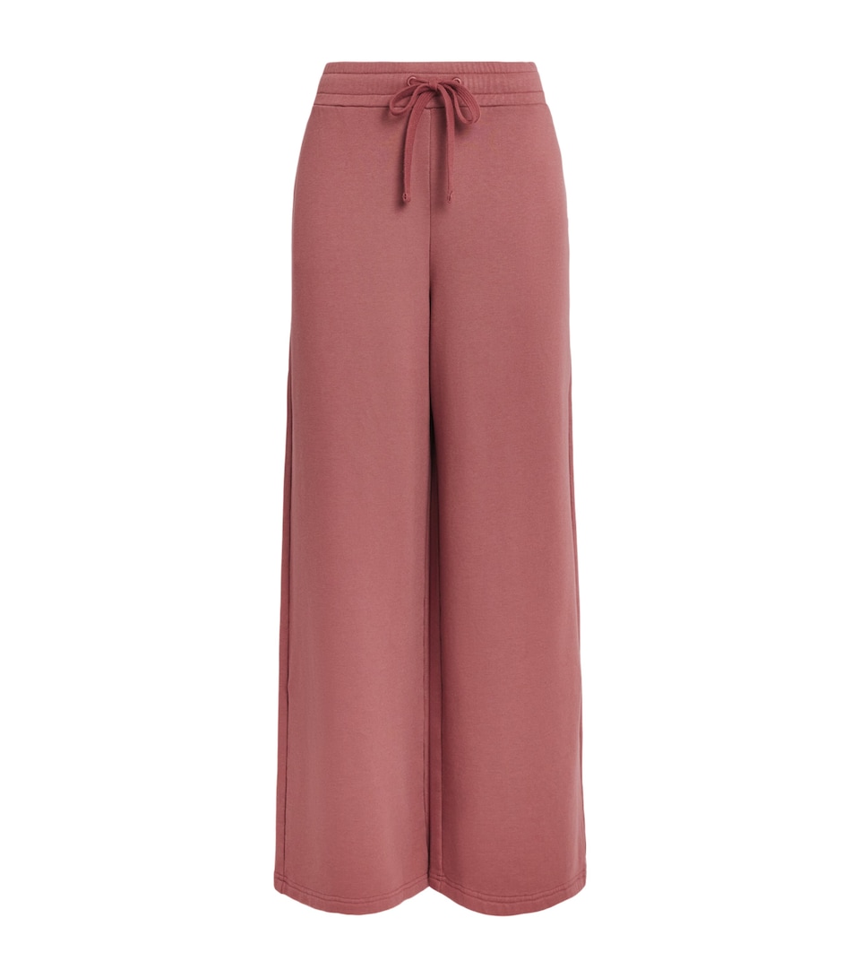 Derek Rose Womens Cotton-Blend Harley Sweatpants Pink