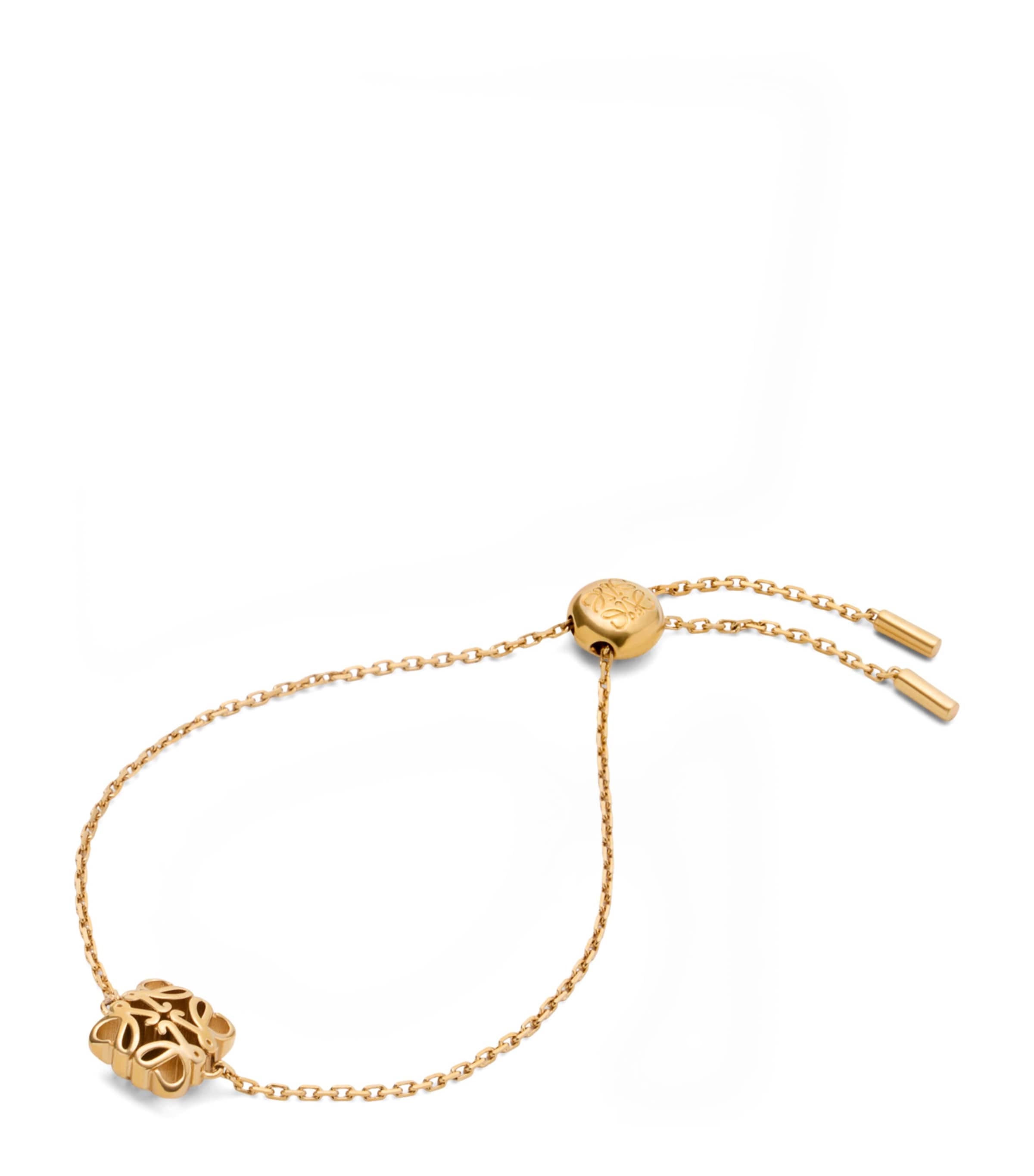 LOEWE Bombé Anagram Bracelet Gold