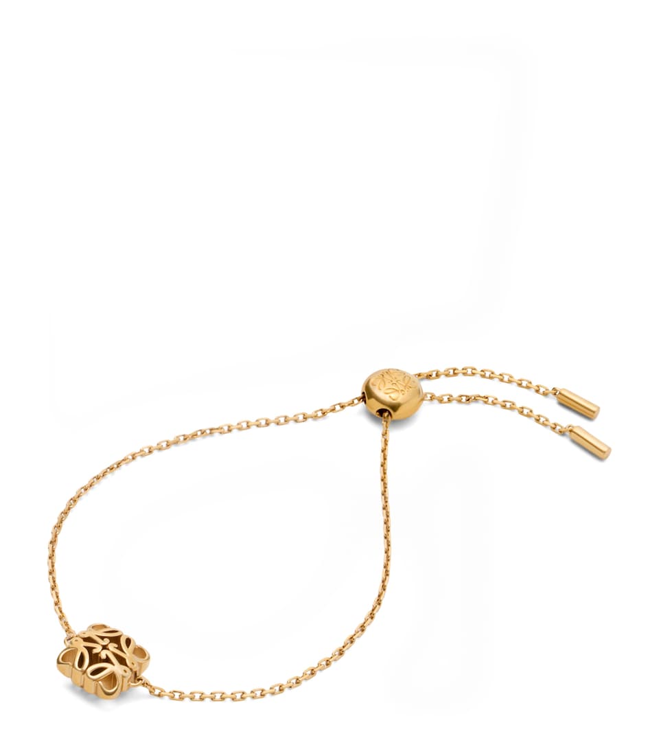 LOEWE Bombé Anagram Bracelet Gold