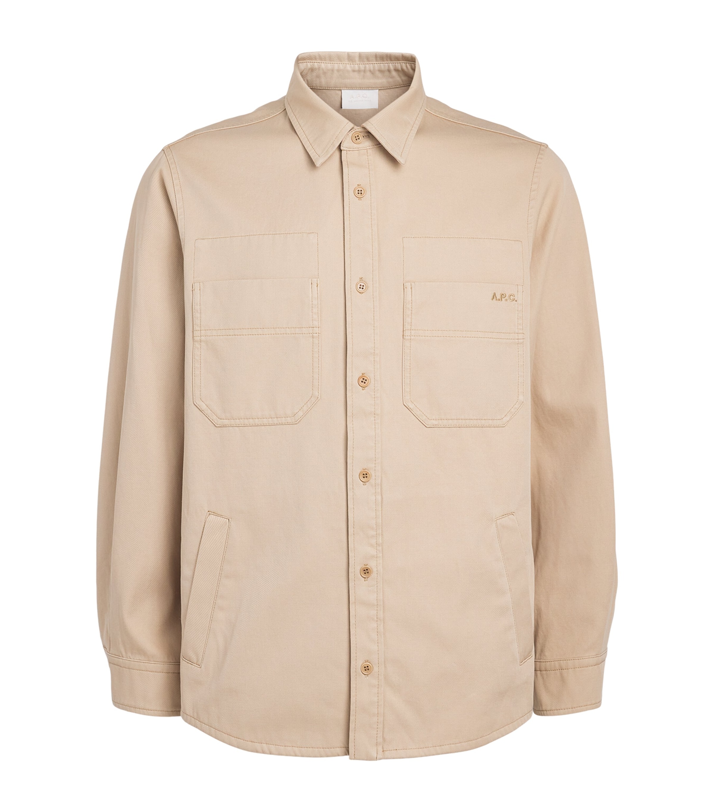 A.P.C. Mens Organic Cotton Noah Jacket Baa Beige