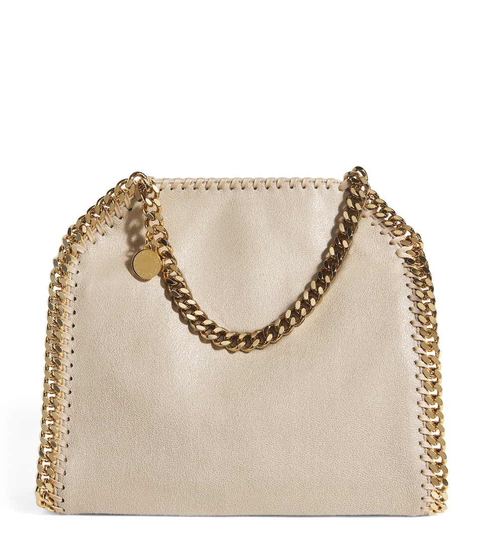 Stella McCartney Mini Falabella Tote Bag Butter Cream
