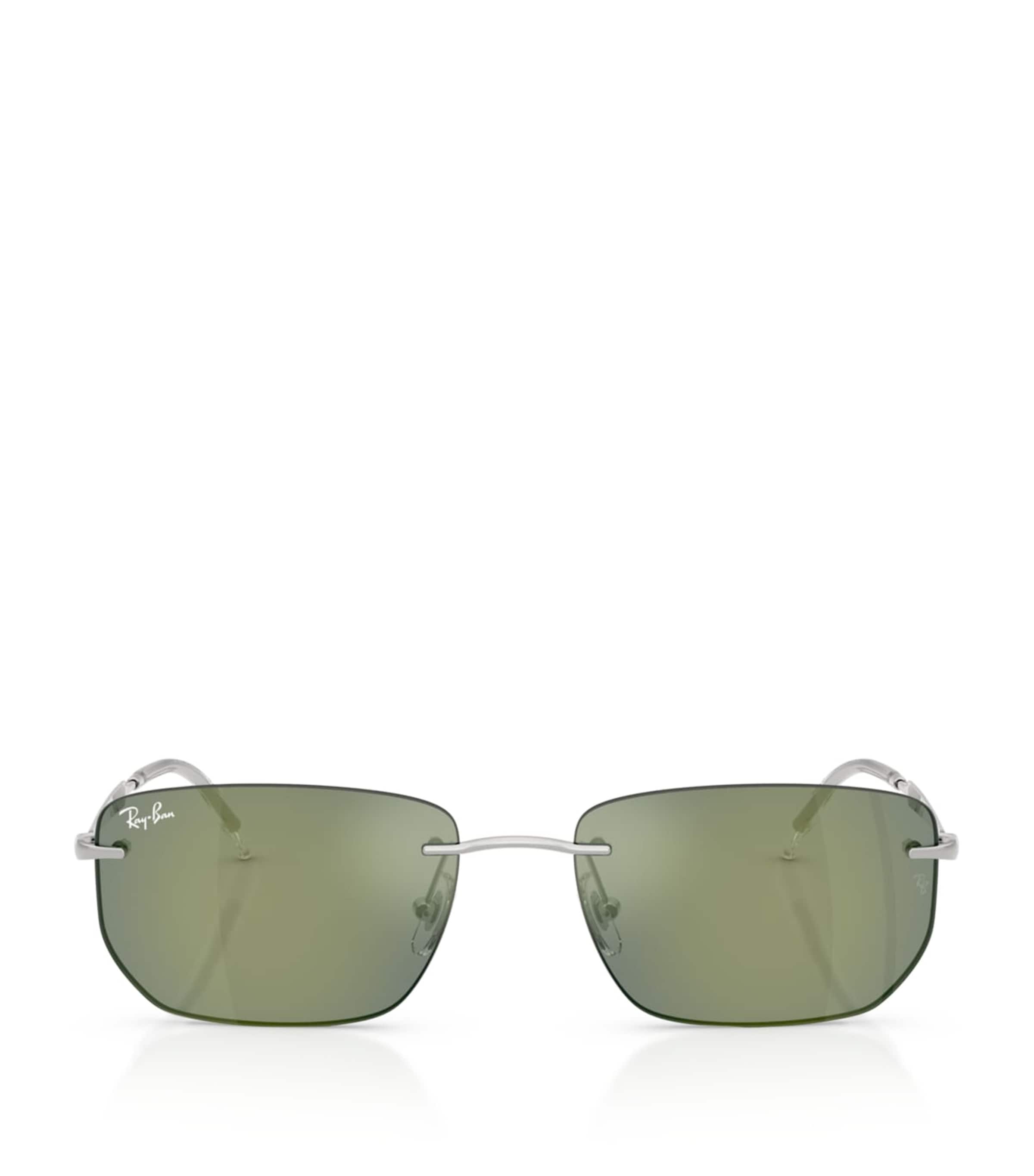 Ray-Ban RB3768 Irregular Sunglasses Silver