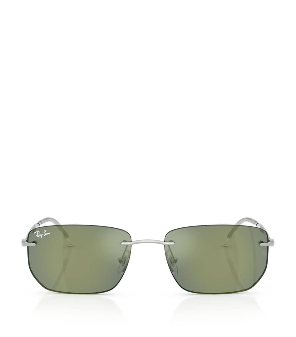 Ray-Ban RB3768 Irregular Sunglasses Silver