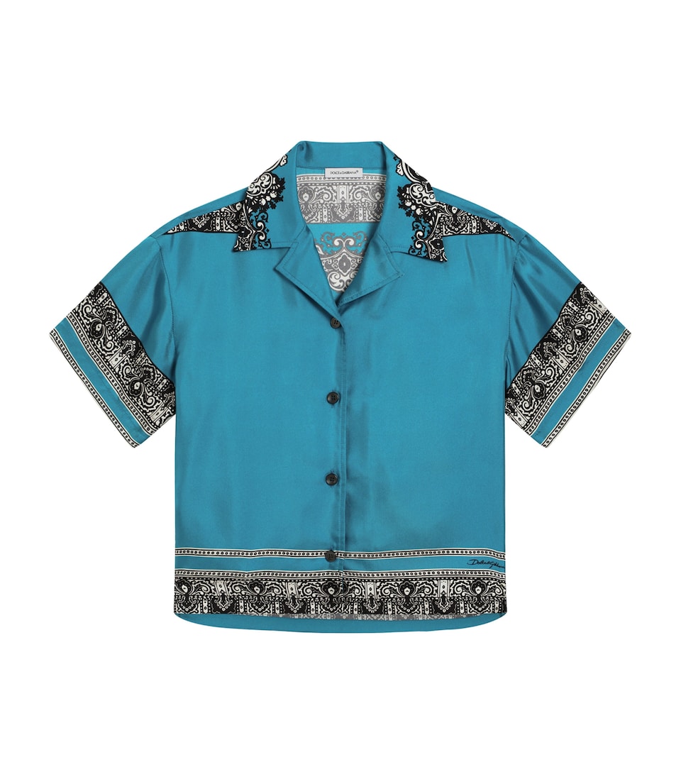 Silk Bandana Print Shirt (8-12+ Years)