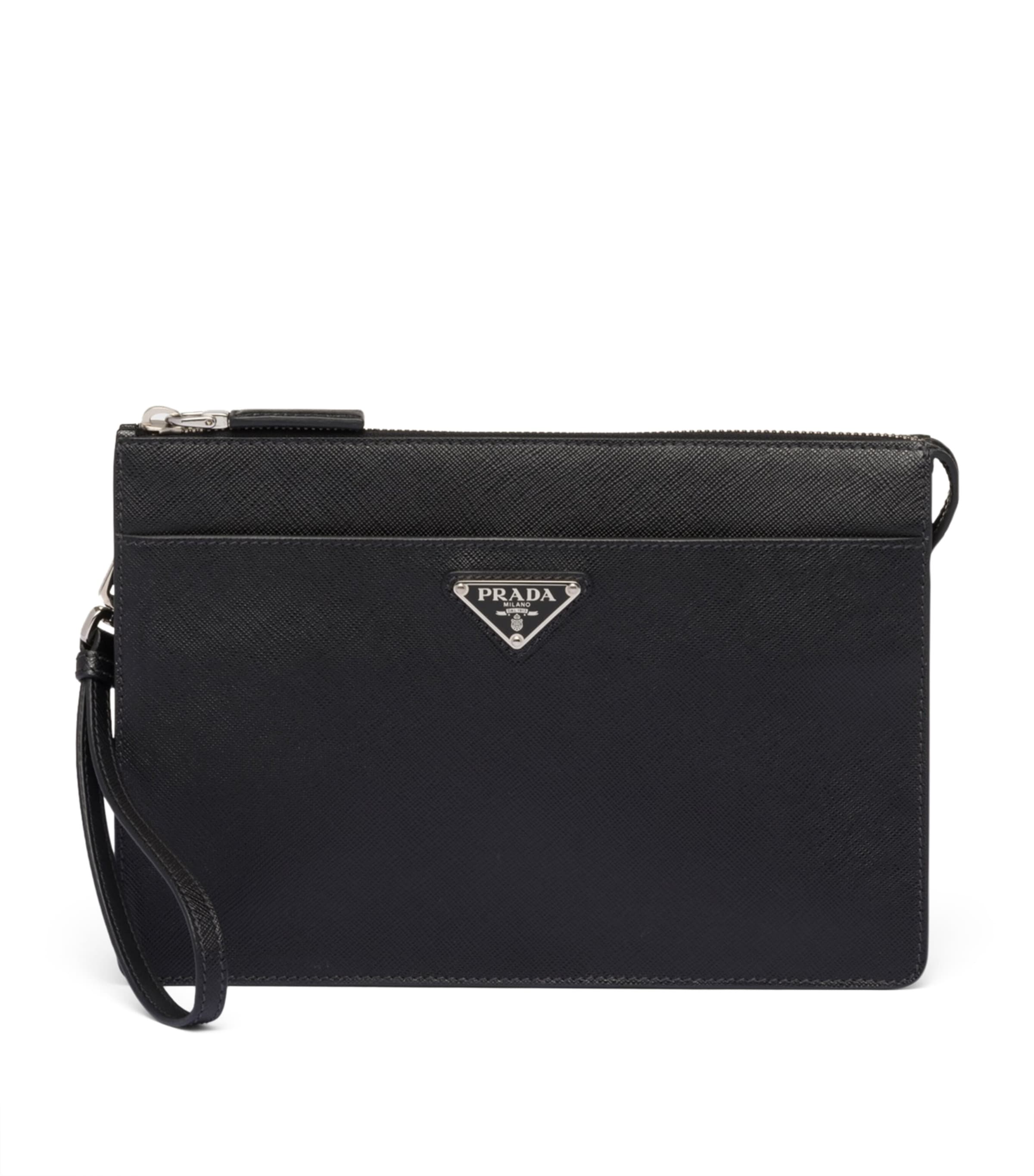 Saffiano Leather Pouch