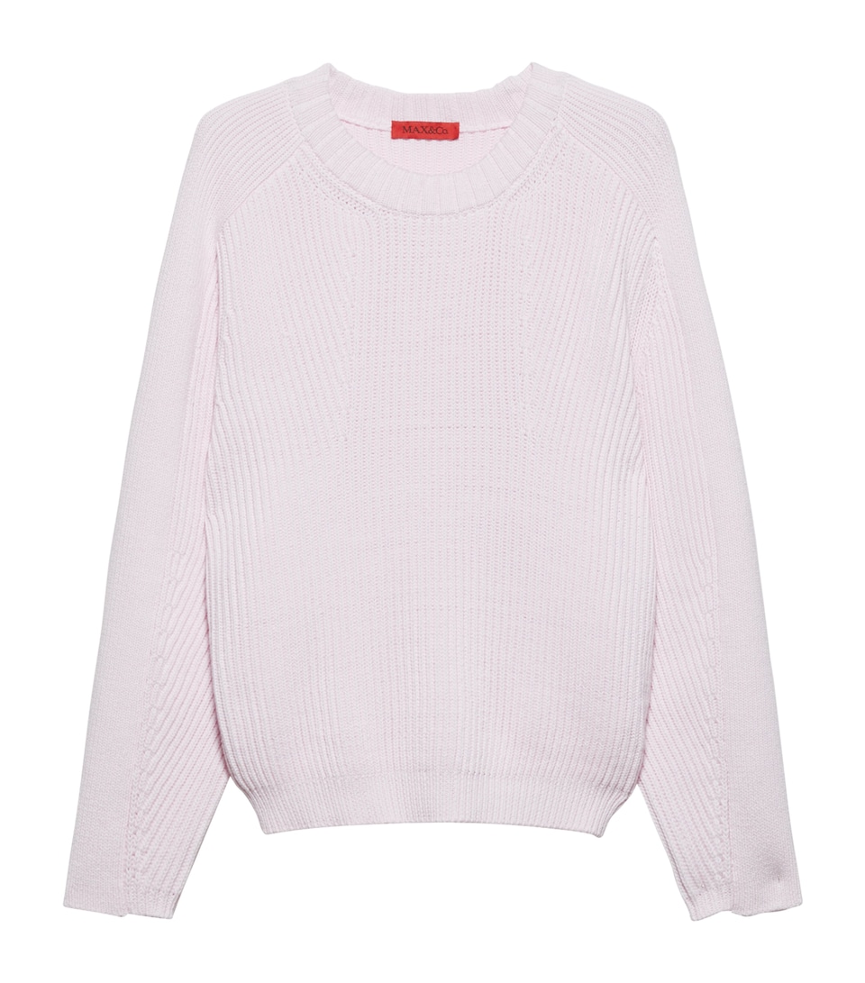 MAX&Co. Womens Wool Half-Zip Sweater Pink