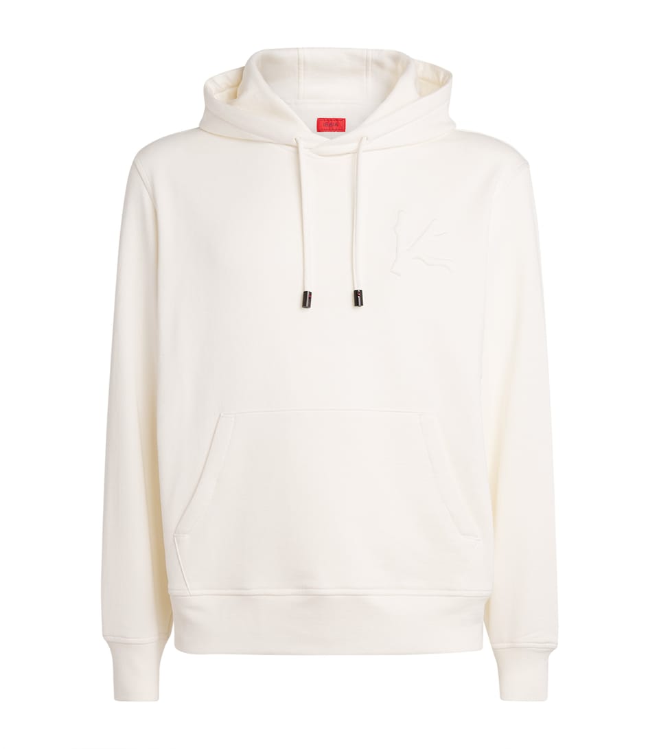 Isaia Mens Embossed Logo Hoodie