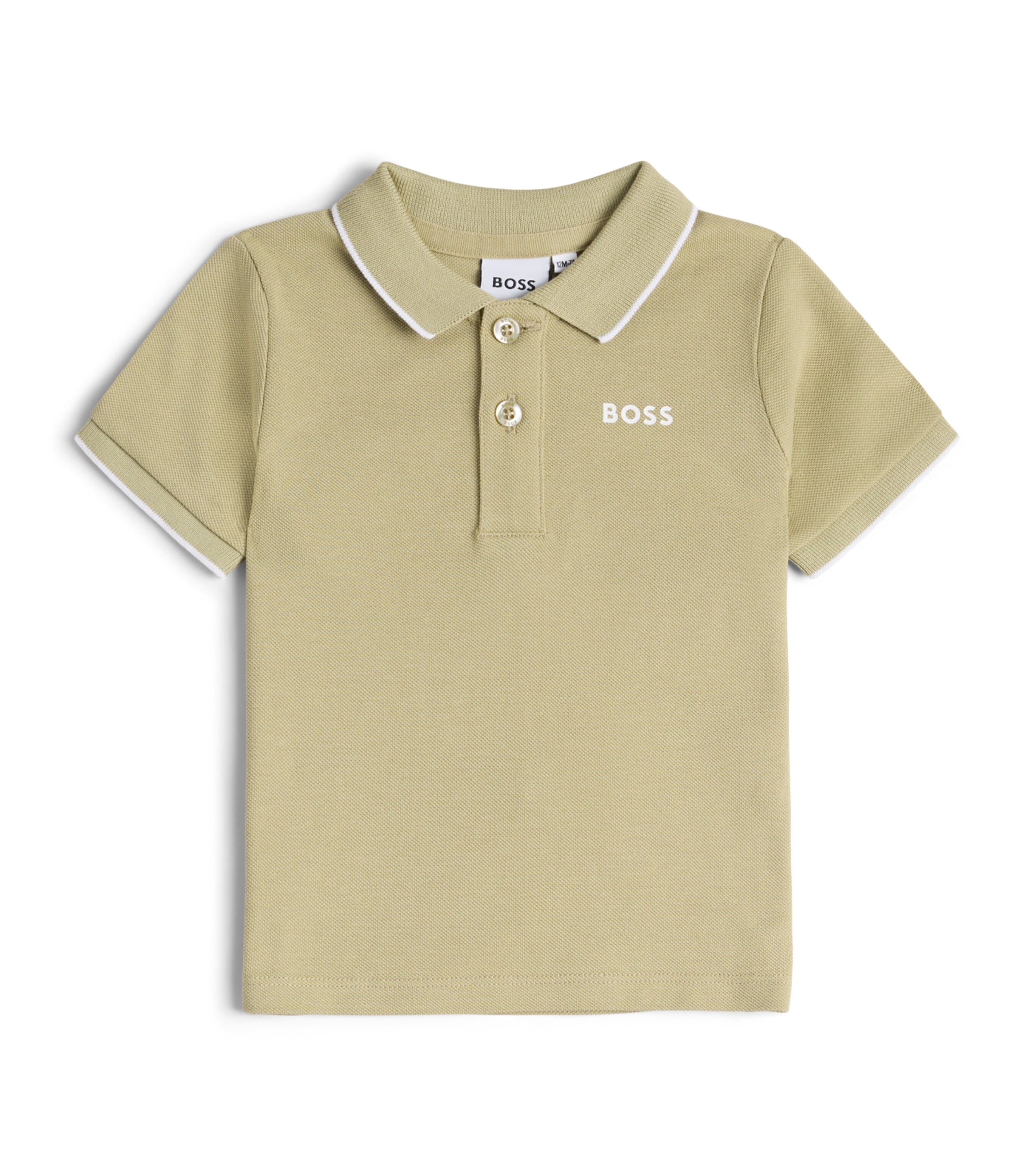 BOSS Kidswear Logo Polo Shirt (3-36 Months) Elm
