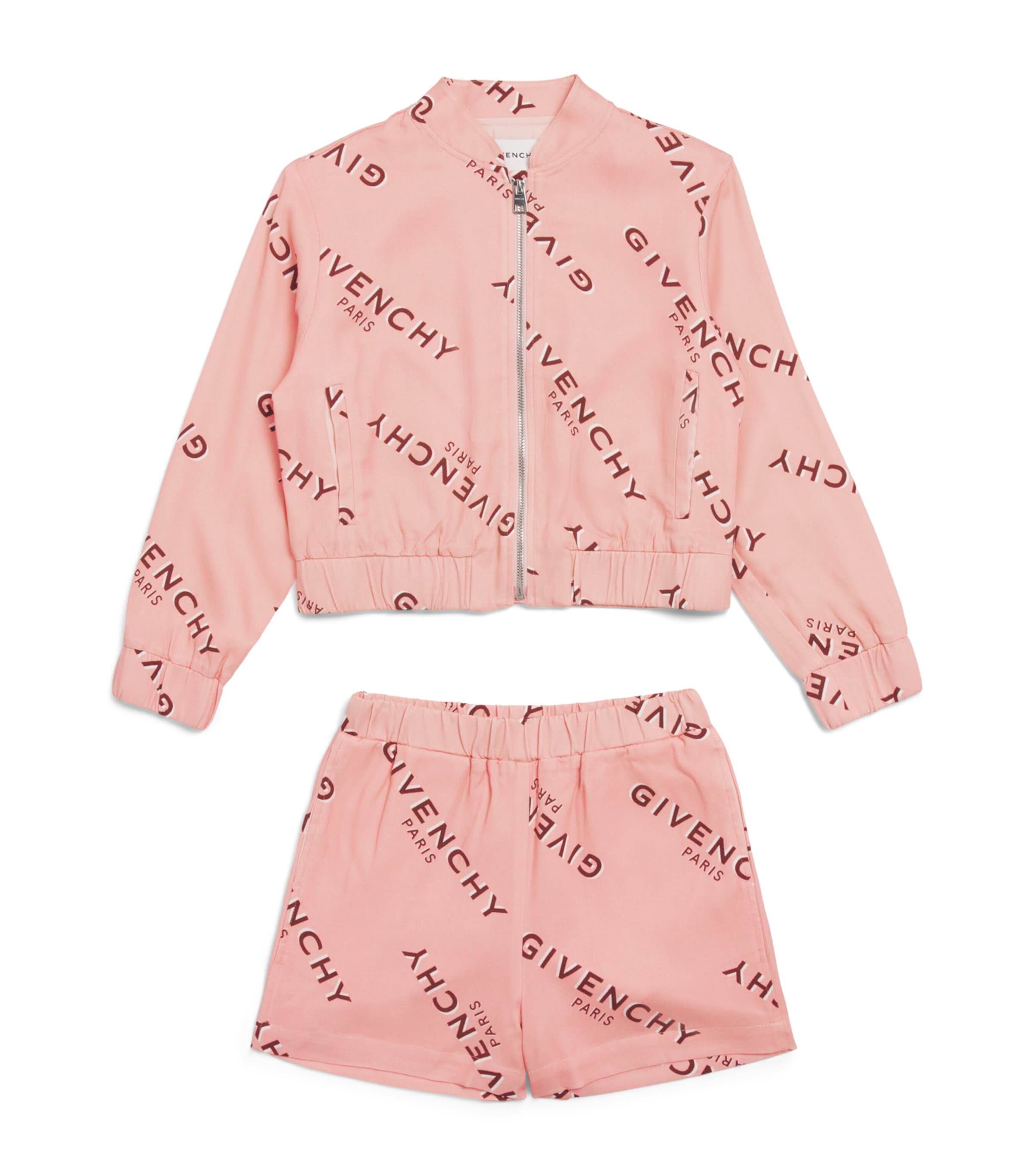Givenchy Kids Logo Bomber Jacket and Shorts Set (4-12+ Years)