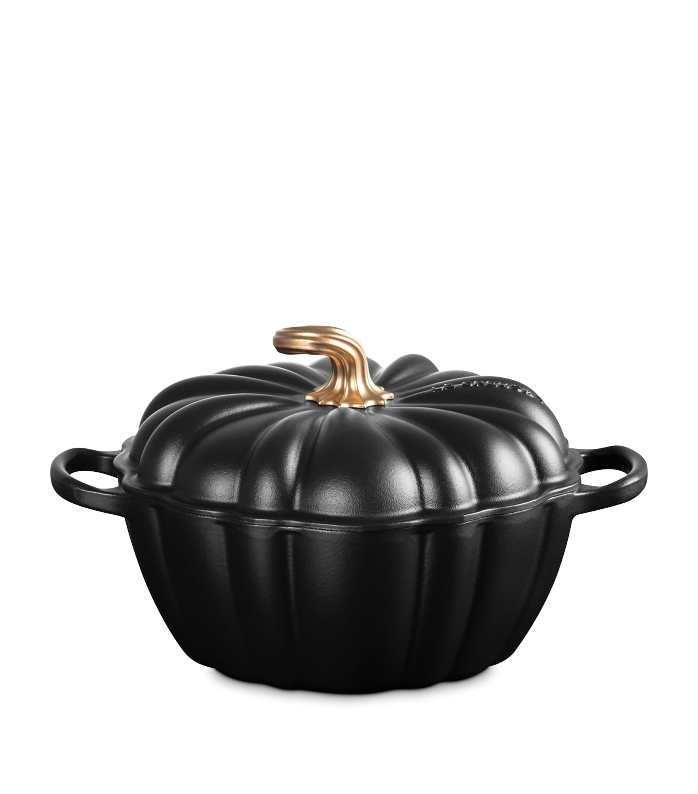 Le Creuset Cast Iron Pumpkin Casserole Dish (24cm) Black