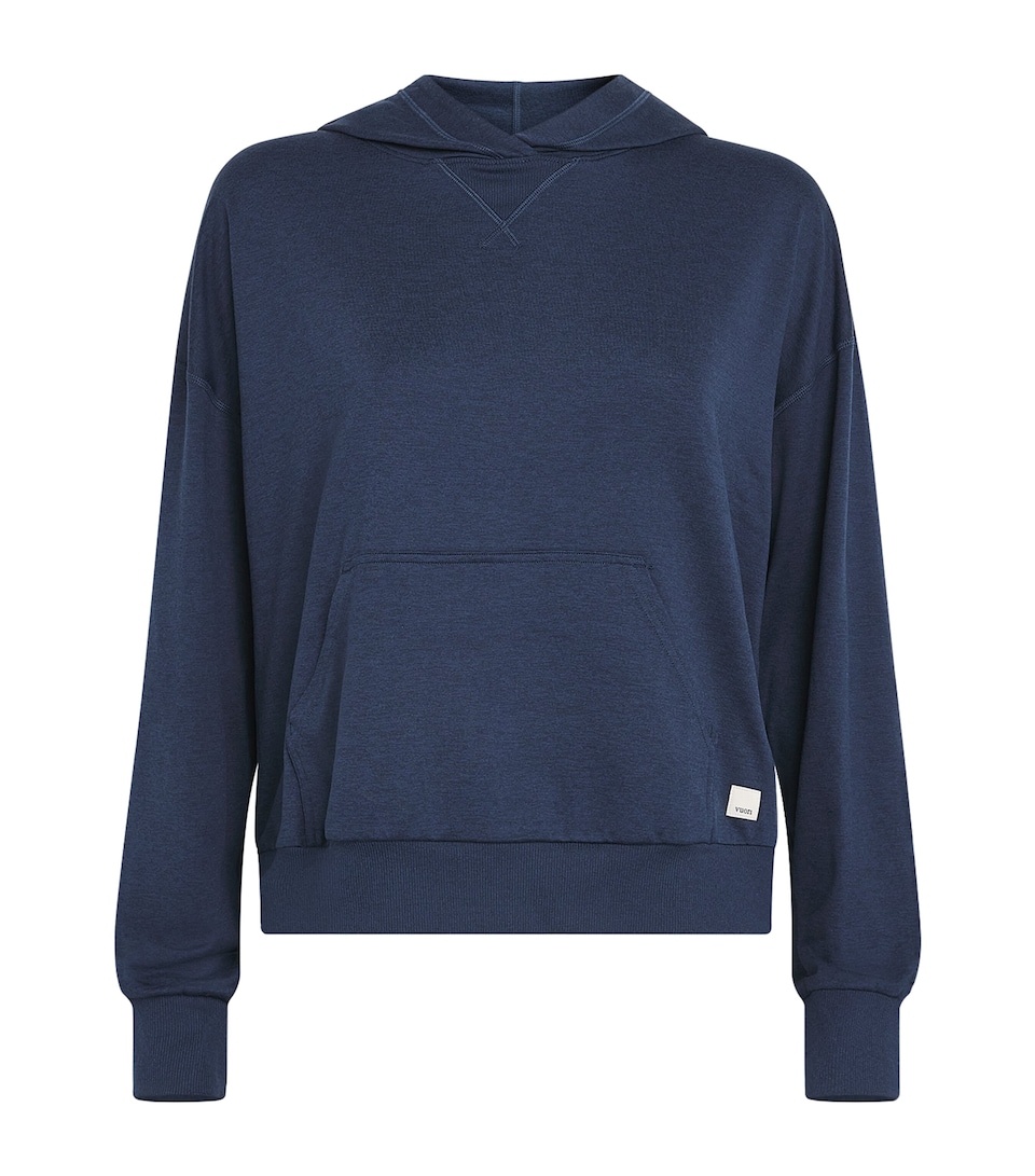 VUORI Womens Modern Halo Hoodie Blue Coast Heather