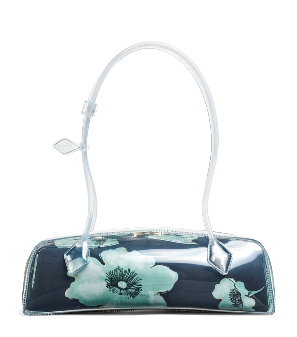 Alaïa Medium Le Teckel Shoulder Bag Black/green