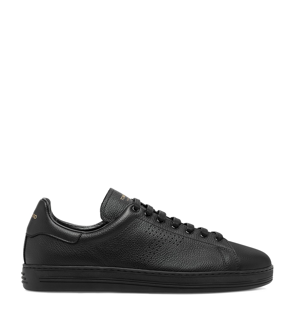 Leather Low-Top Sneakers