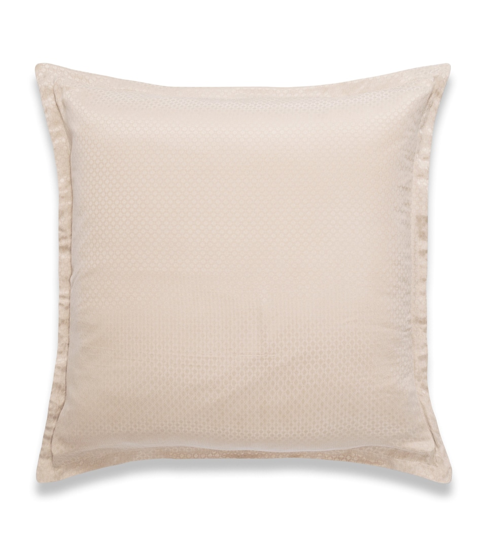Hamam Jacquard Astra Square Pillowcase (65cm x 65cm) Bone