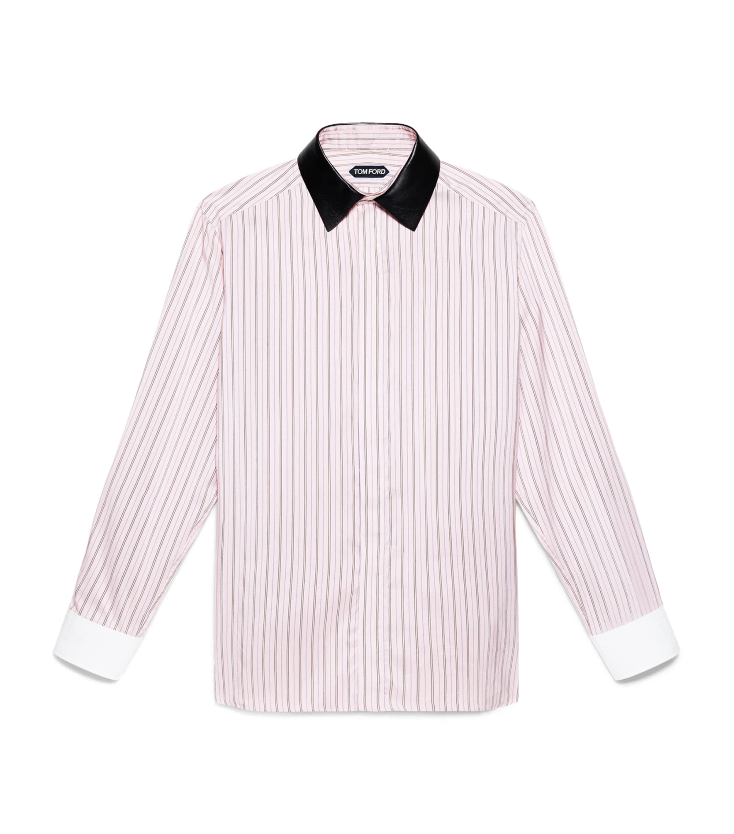 TOM FORD Mens Silk Stripe Shirt Pwa