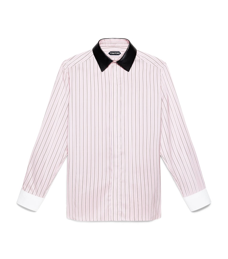 TOM FORD Mens Silk Stripe Shirt Pwa