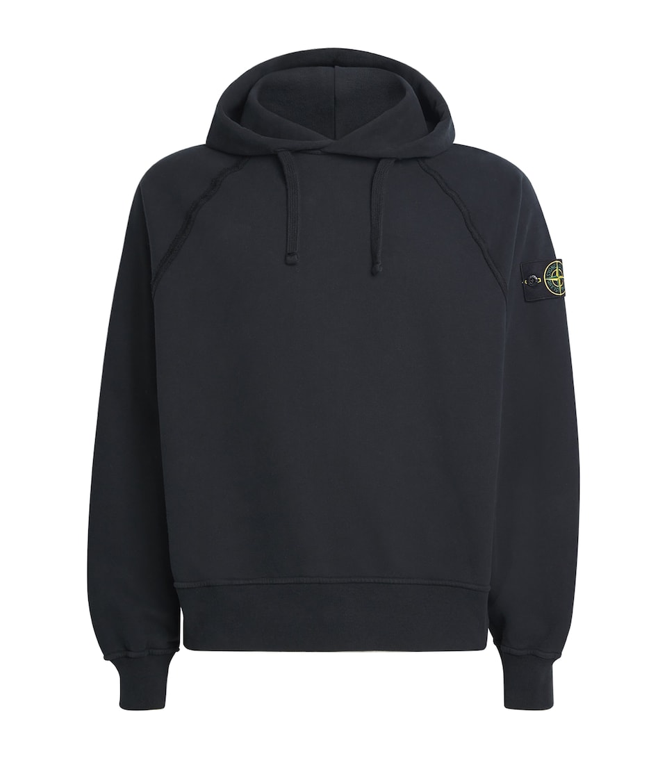 Cotton Compass Patch Hoodie