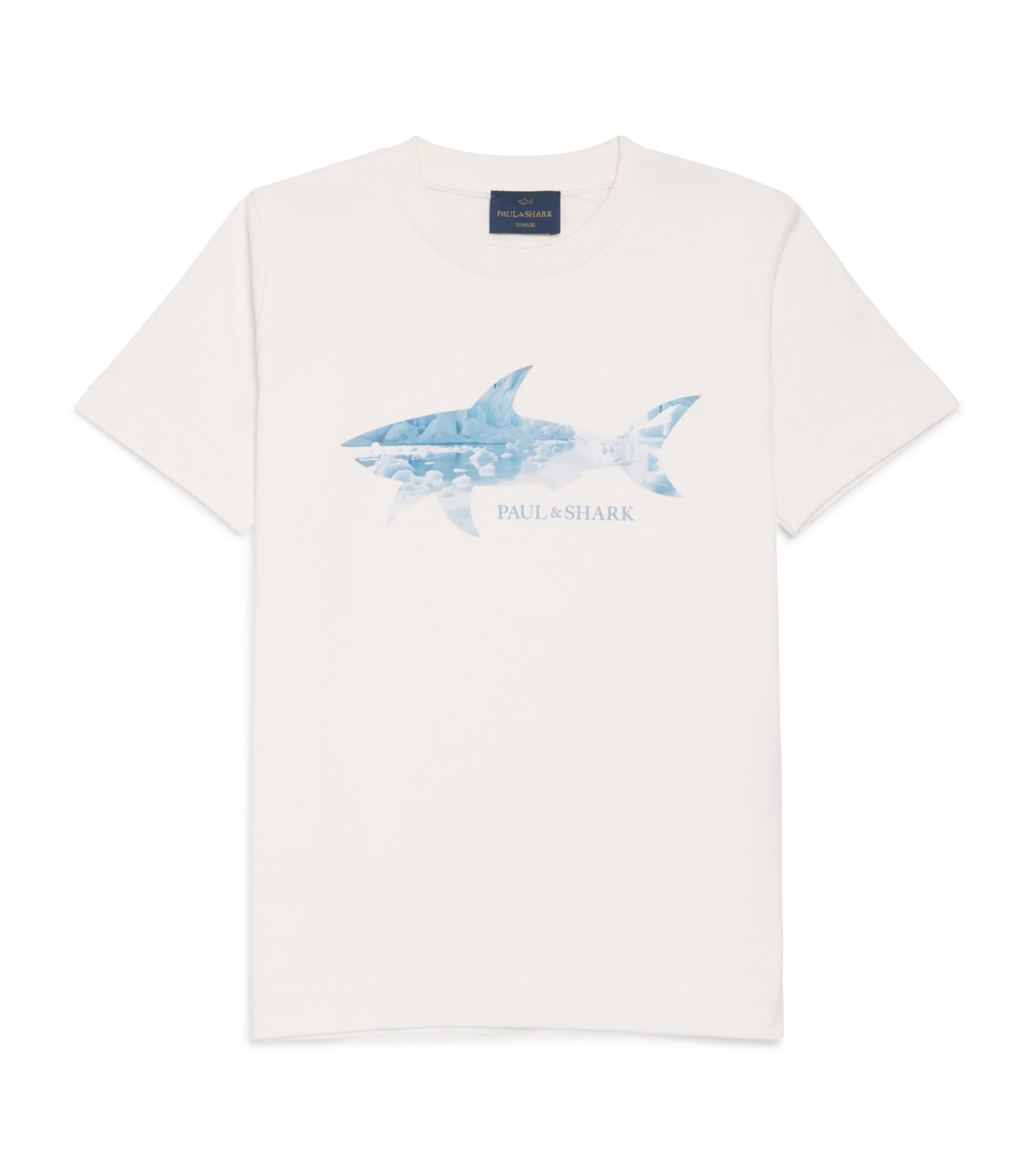 Paul & Shark Cotton Logo T-Shirt (4-16 Years) Off White