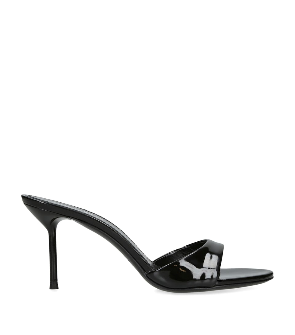 Paris Texas Patent Leather Lidia Mules 70 Black
