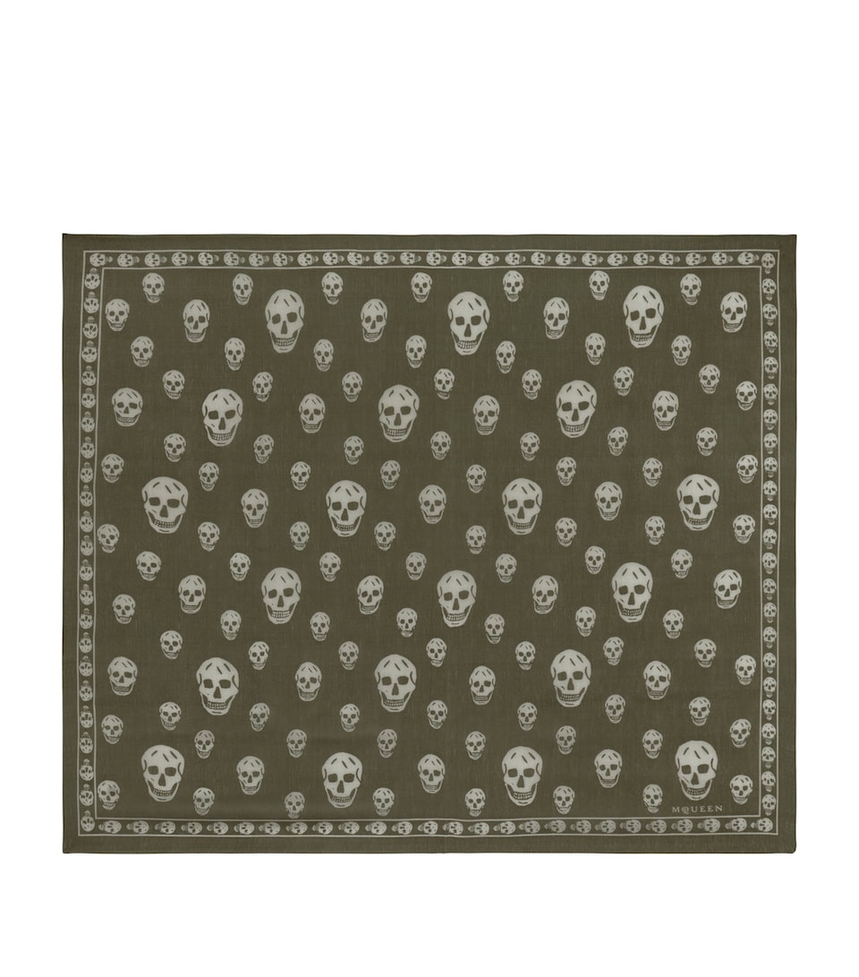 McQueen Silk Skull Scarf