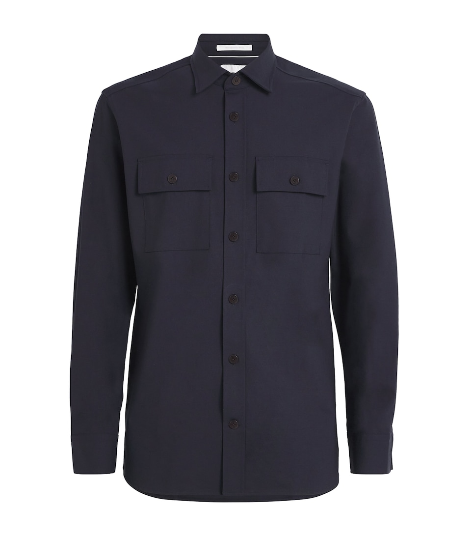 Wool-Blend Clive Shirt