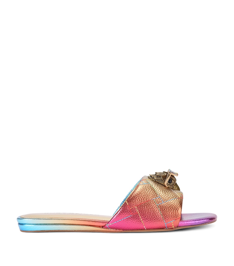 Metallic Leather Kensington Sandals