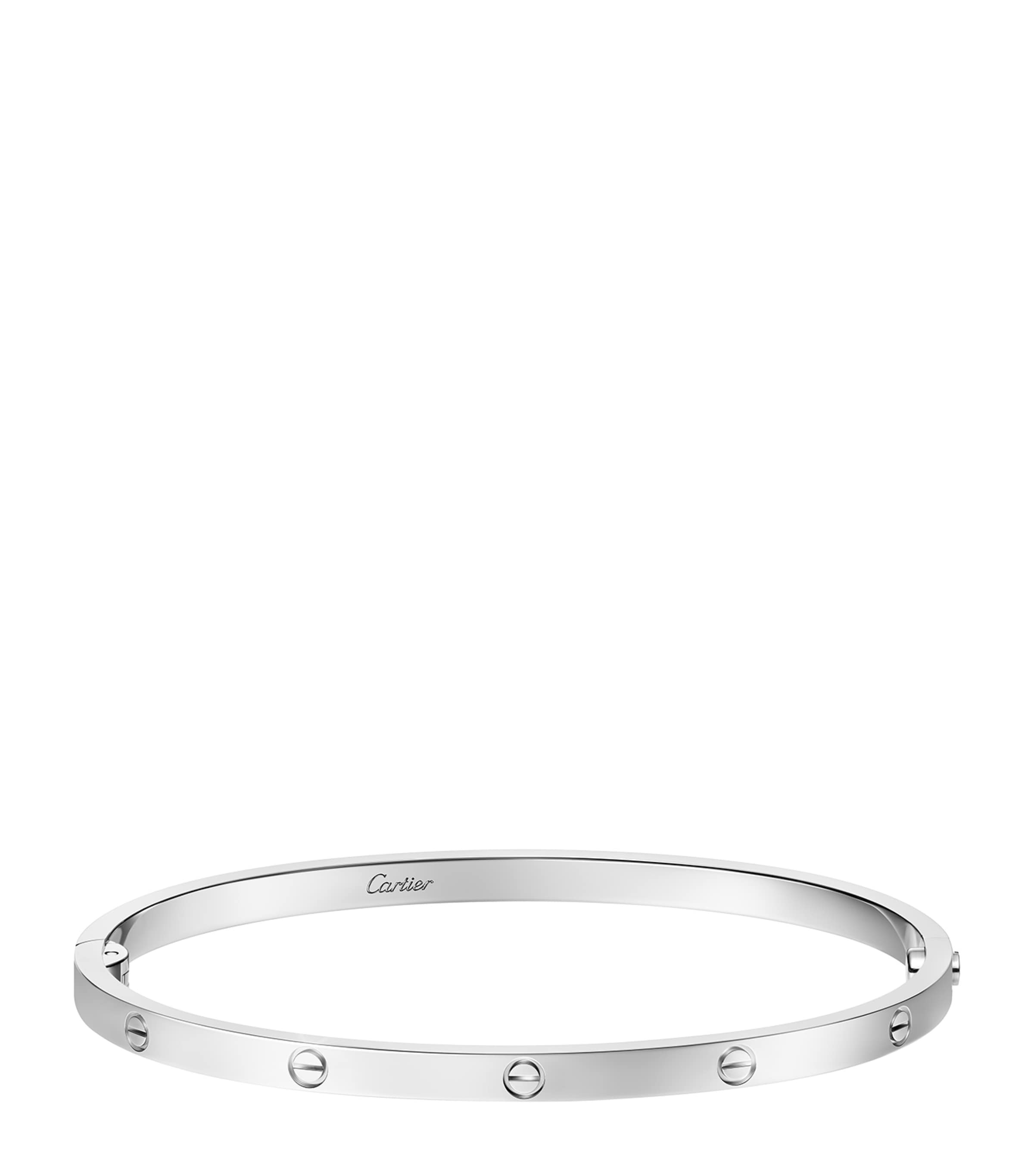 Cartier LOVE Small White Gold Bracelet White Gold