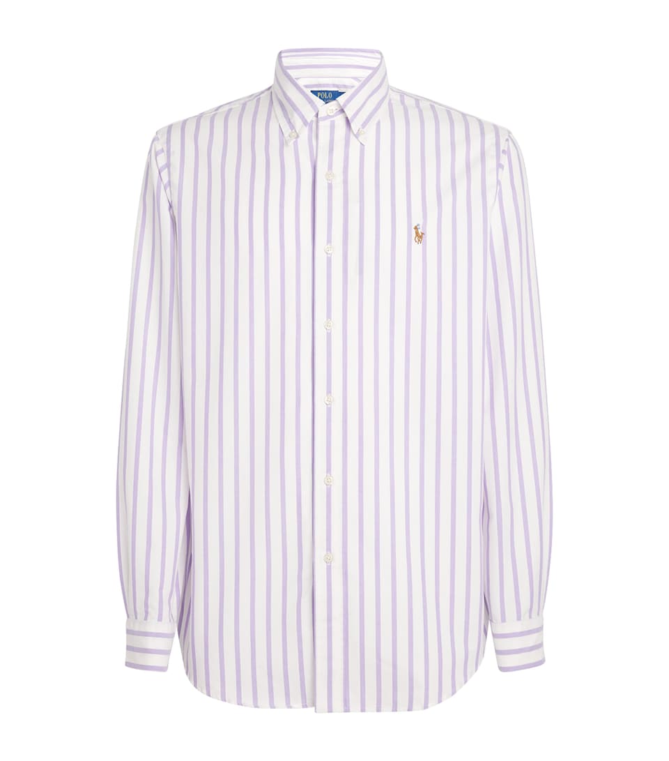 Custom Fit Stripe Oxford Shirt