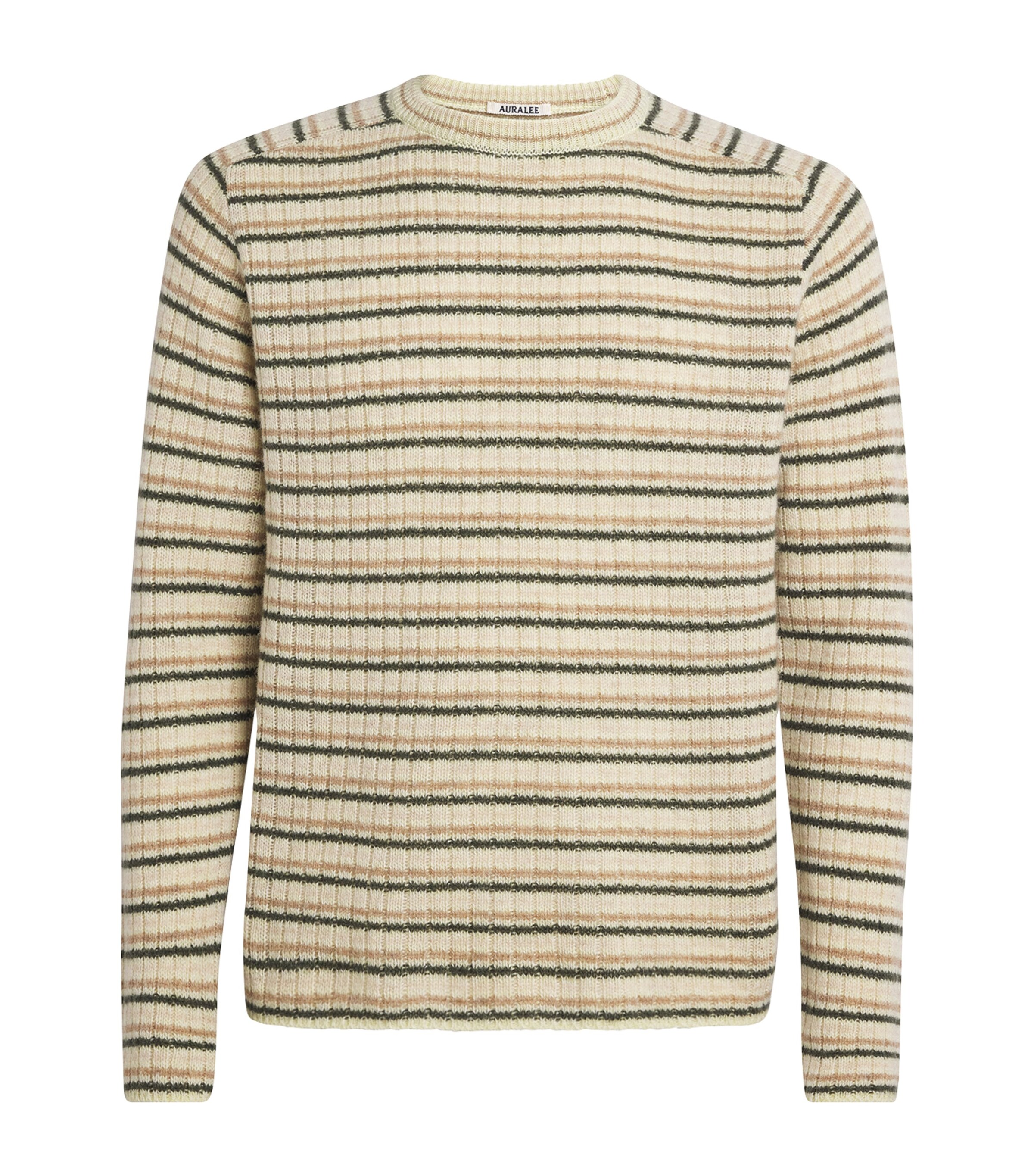 Wool-Cashmere Stripe Sweater