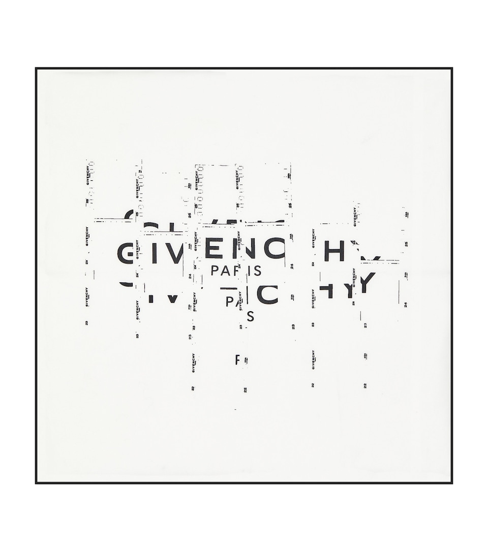 Givenchy Cotton Photographic Negatives Scarf