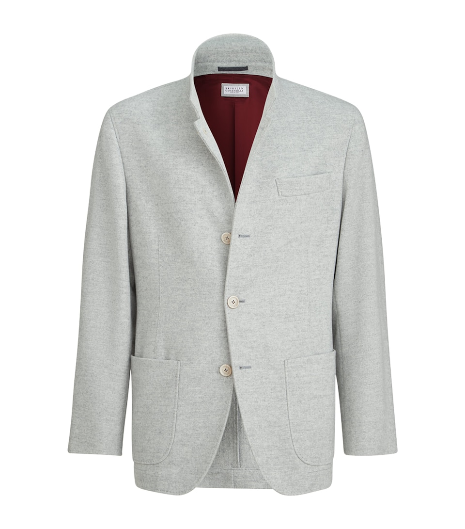 Brunello Cucinelli Mens Water-Resistant Cashmere Blazer