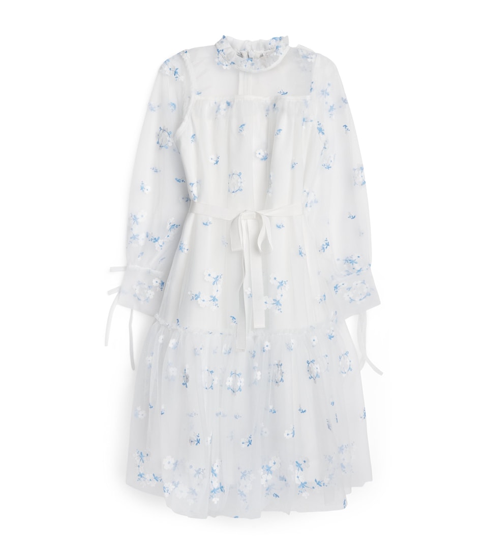 Tulle Embroidered Daisy Dress (4-16 Years)