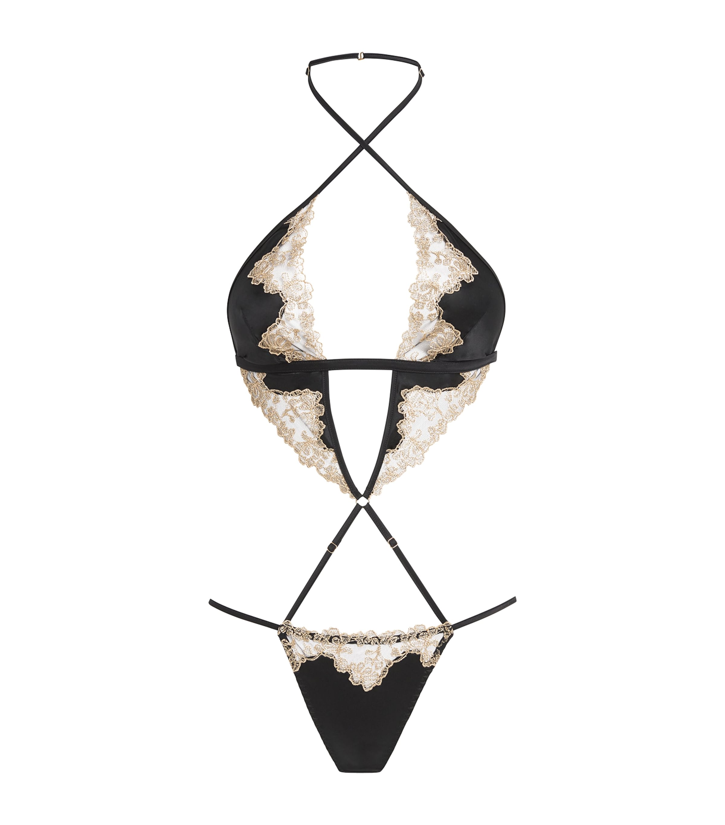 Lace-Trim Reina Playsuit