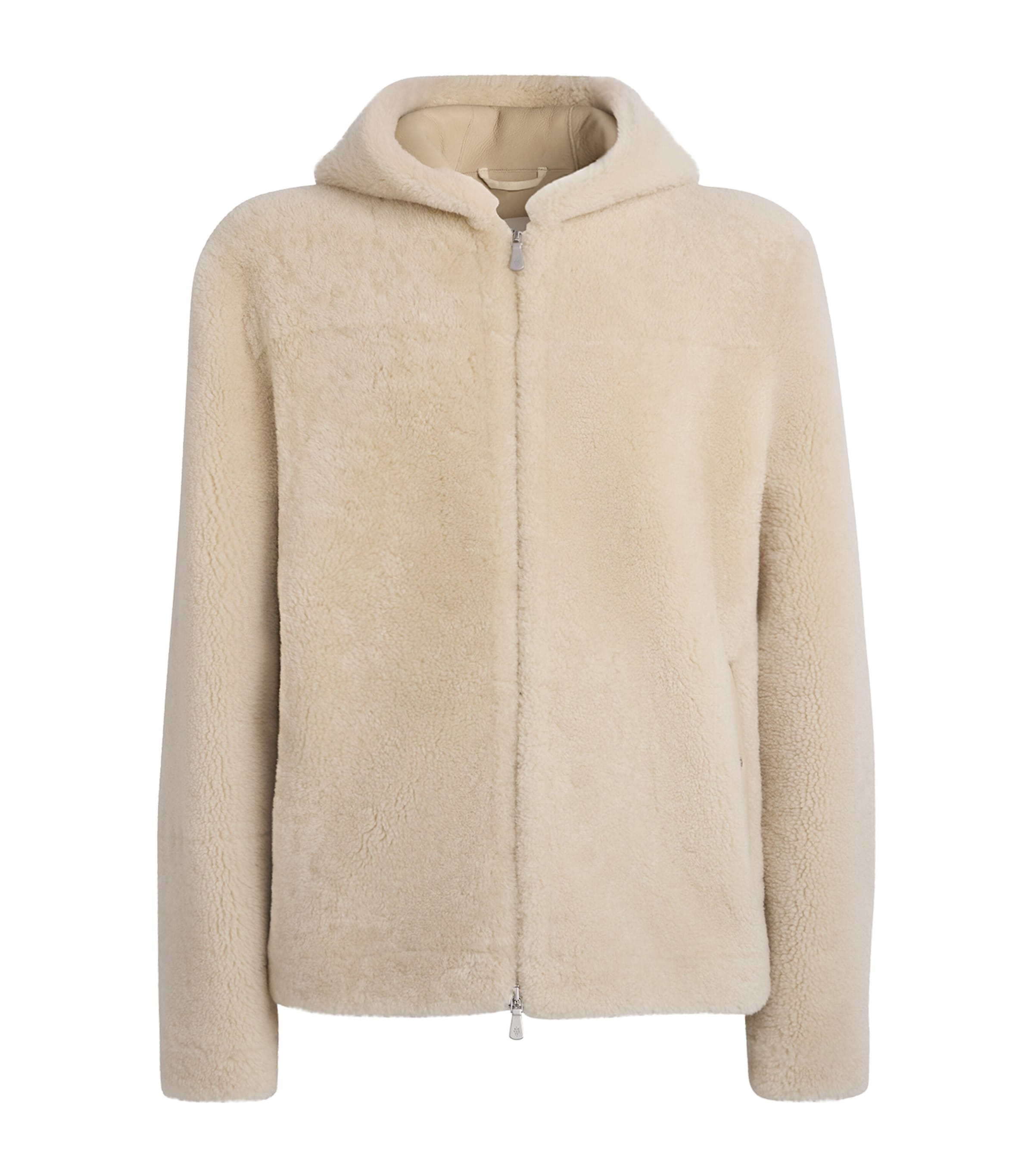 Shearling Hooded Jacket