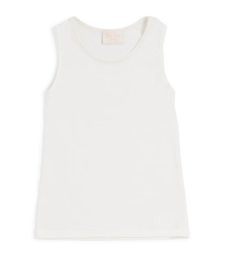 Story Loris Micromodal Tank Top (4-14 Years) Latte