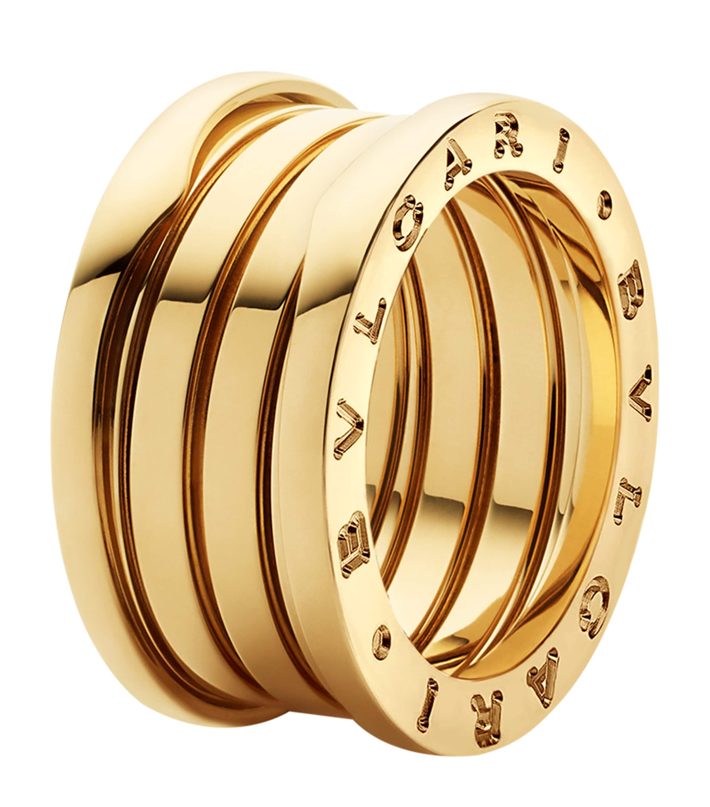 Bvlgari Yellow Gold B.zero1 Four-Band Ring Yellow Gold