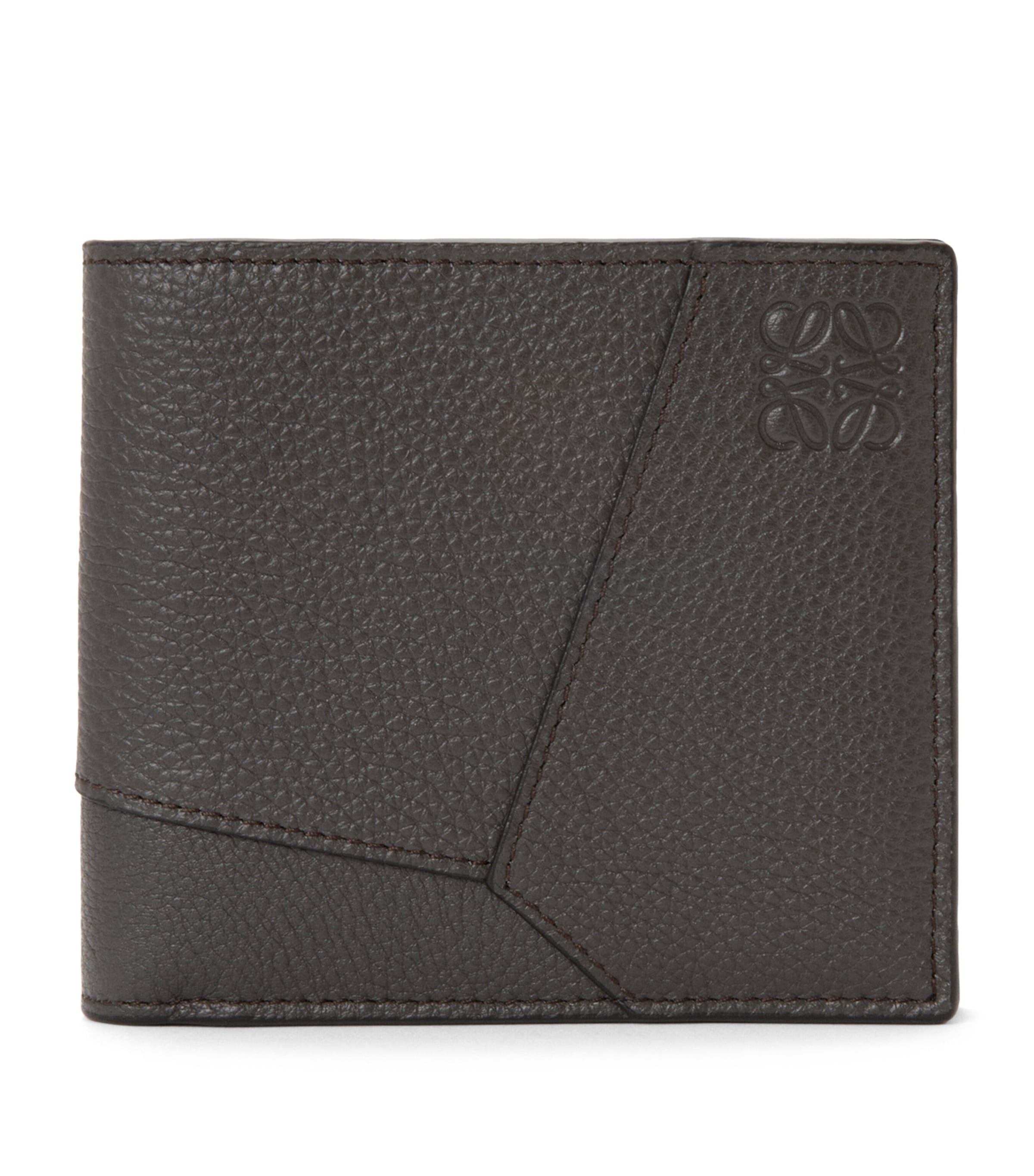 Leather Puzzle Bifold Wallet