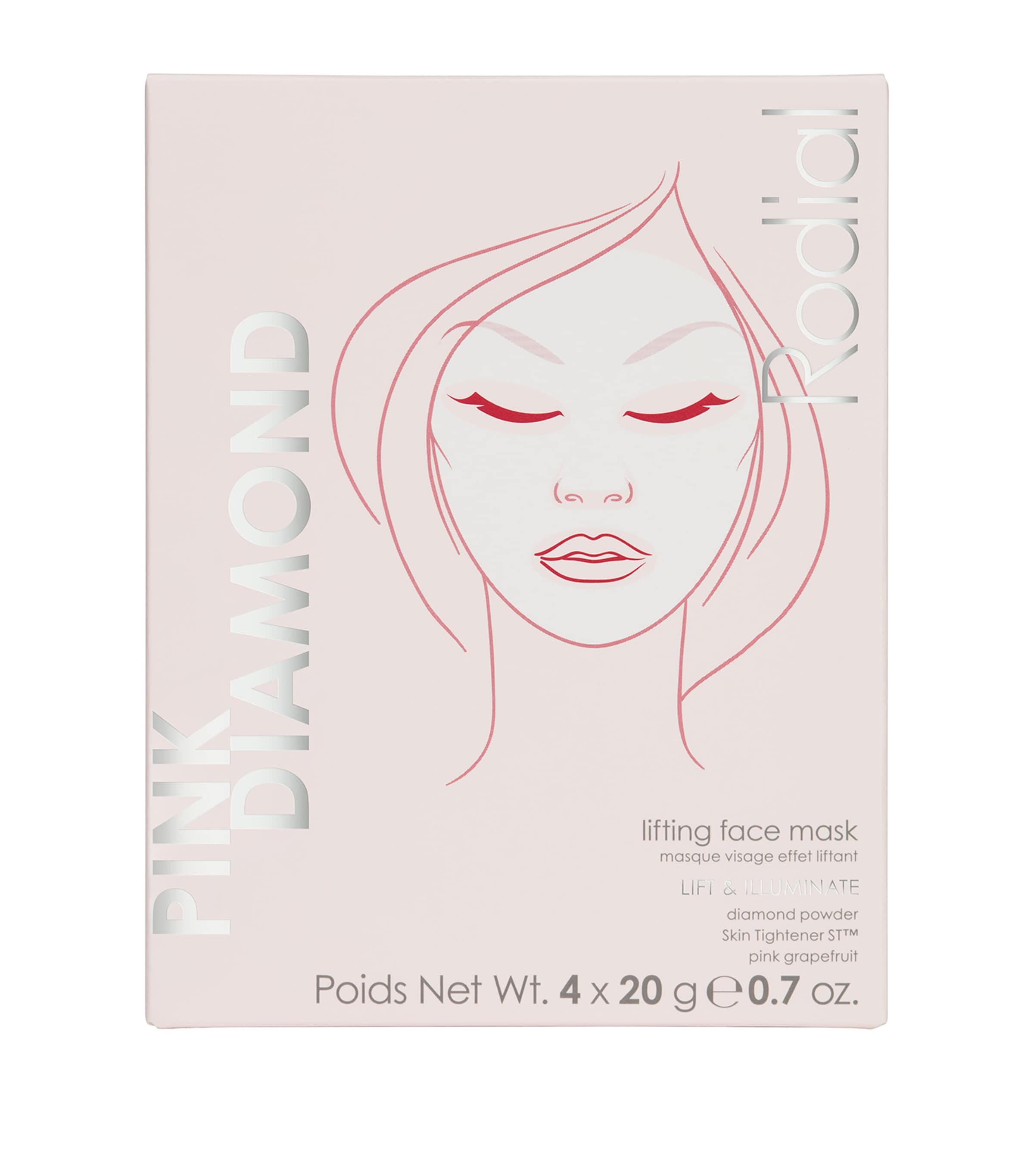 Pink Diamond Lifting Face Mask (4 x 20g)
