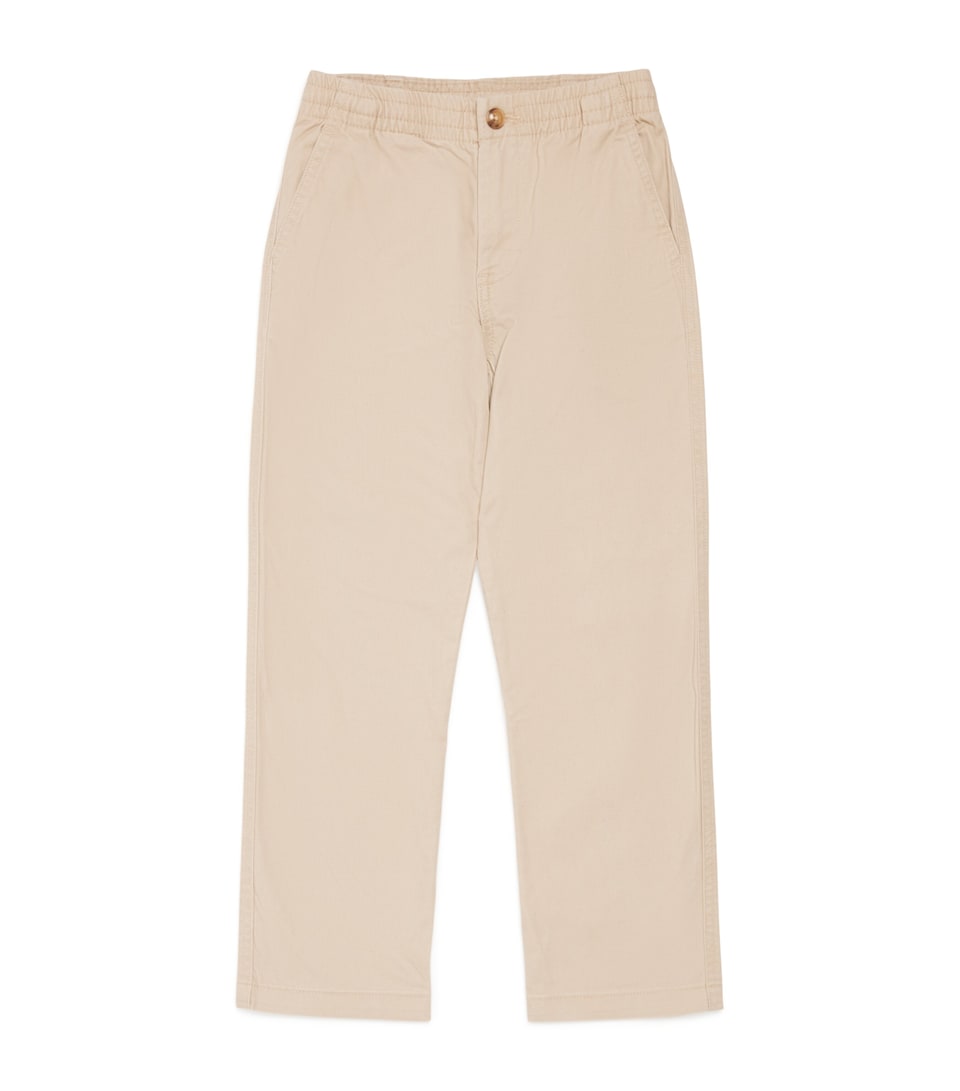Ralph Lauren Kids Cotton Elasticated Trousers (2-7 Years) Classic Khaki