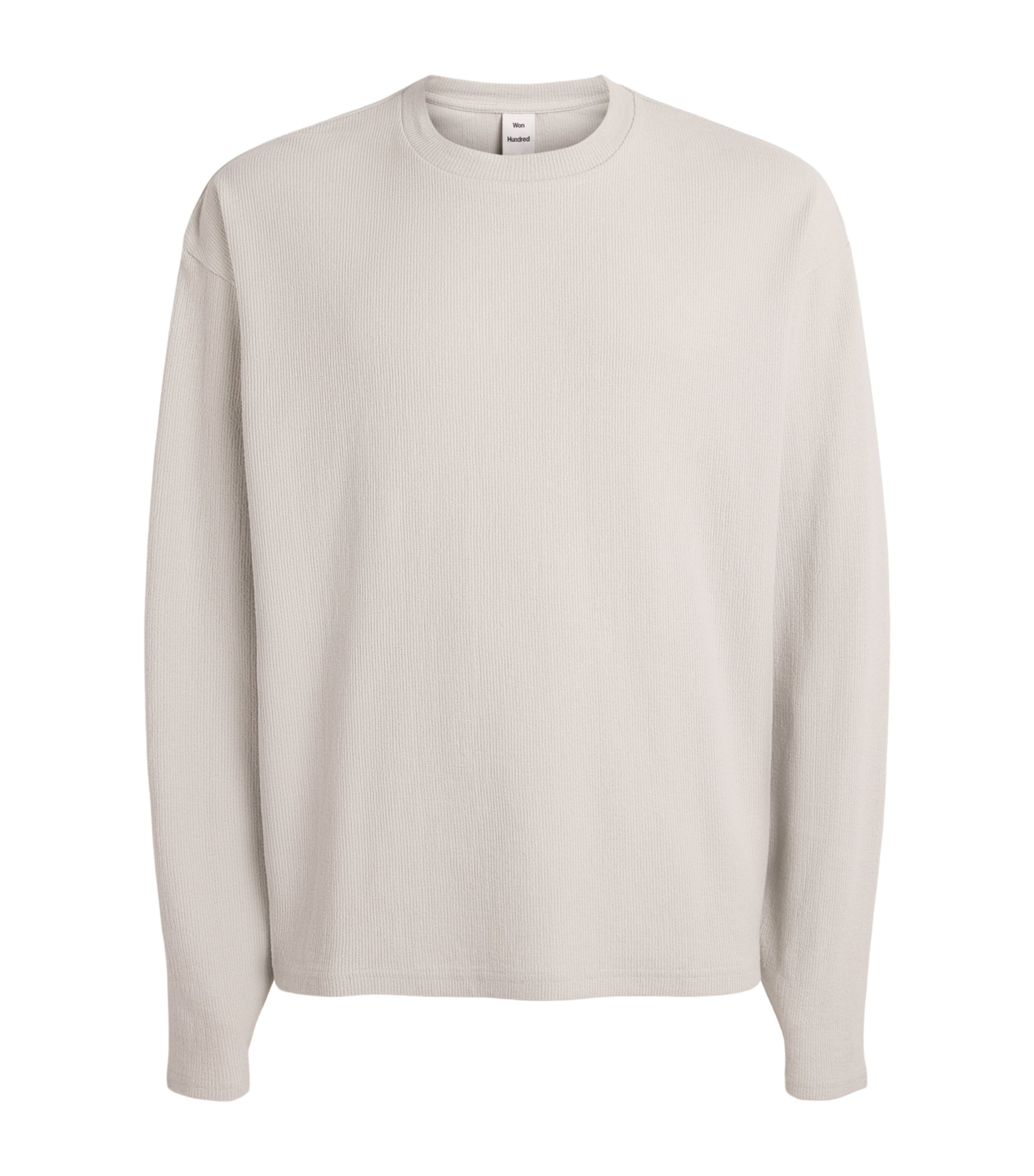 Won Hundred Mens Cotton Steven Long-Sleeve T-Shirt Dawn Blue